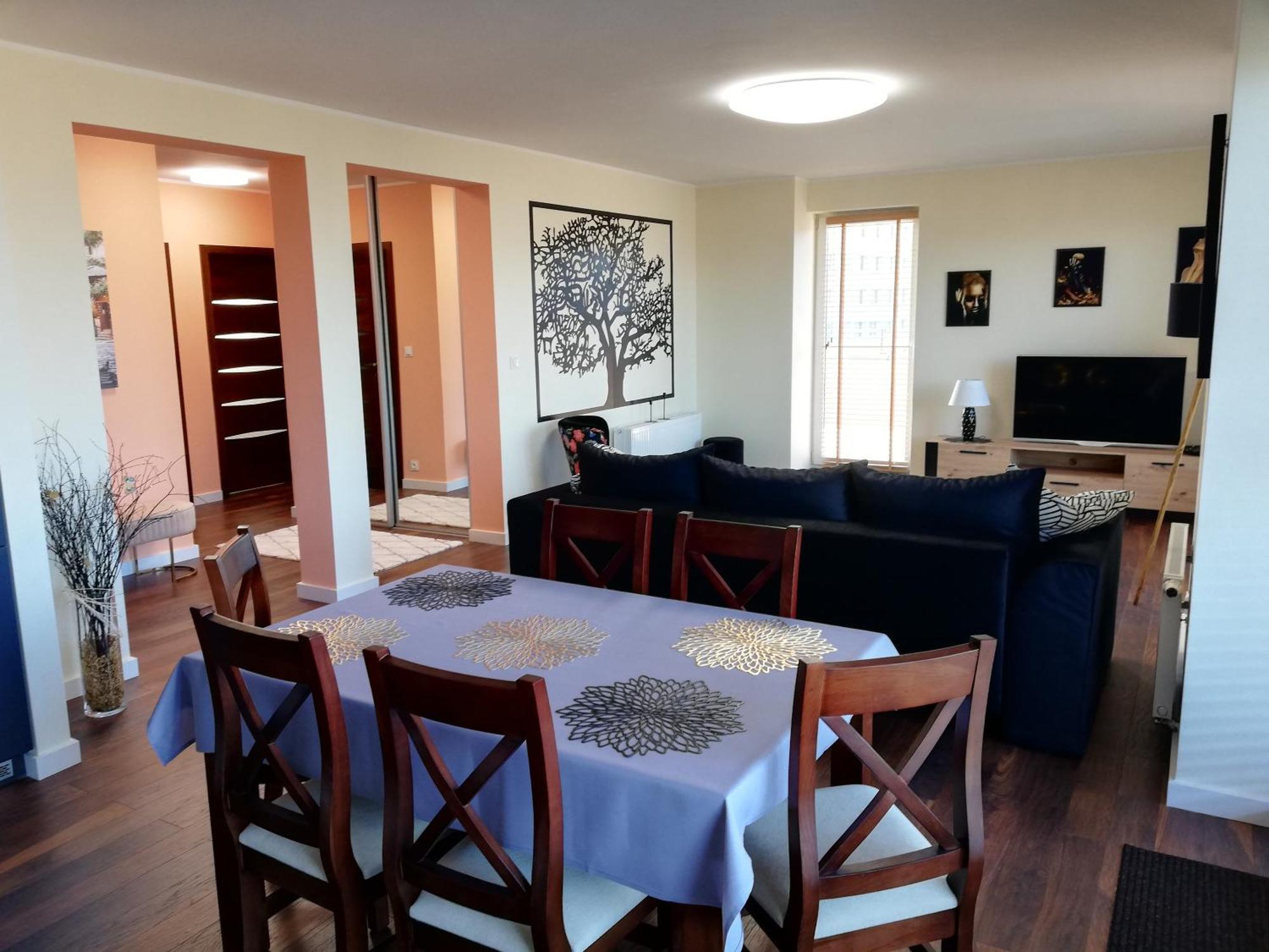 Apartament 80M2 Z 70M2 Tarasem -W Pelni Wyposazony - Wyjatkowe Centrum Miasta Włocławek Exteriör bild